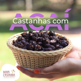 Castanha de Caju Com Açaí 500g