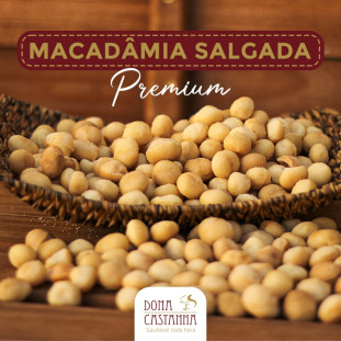 Macadâmia Salgada Premium 500g