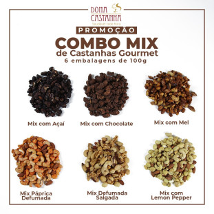 Combo Mix de Castanhas Gourmet - 6 de 100g