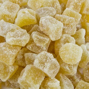 Gengibre Cristalizado em cubos 100g