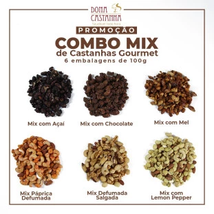 Combo Mix de Castanhas Gourmet - 6 de 100g
